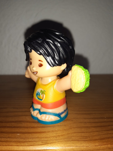 Figura Niño Con Taco Food Truck Little People Mattel 2020 (Usado)