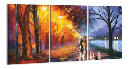 Cuadros Abstarctos Afremov En Lienzo Canvas Varios Modelos