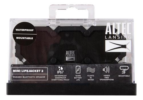 Altavoz Portátil Altec Lansing, Ip67, 110v/220v, 5 W, Gris