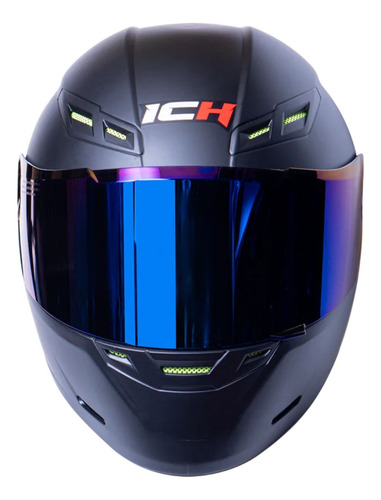 Casco Moto Ich Integral Certificado 501r Placas Gratis 