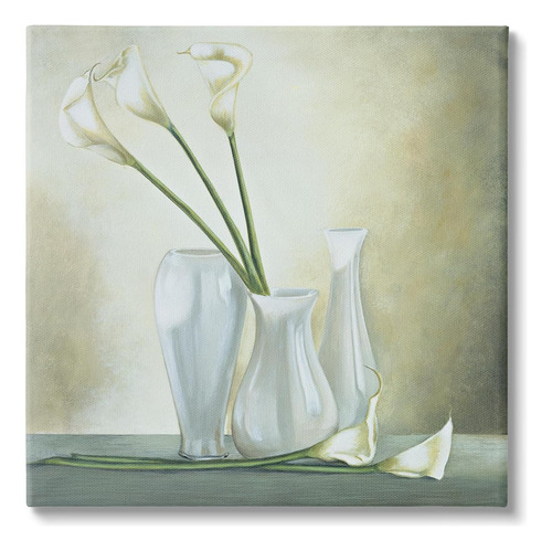 Stupell Industries Calla Lilies Jarrón Pintura Lienzo Arte D