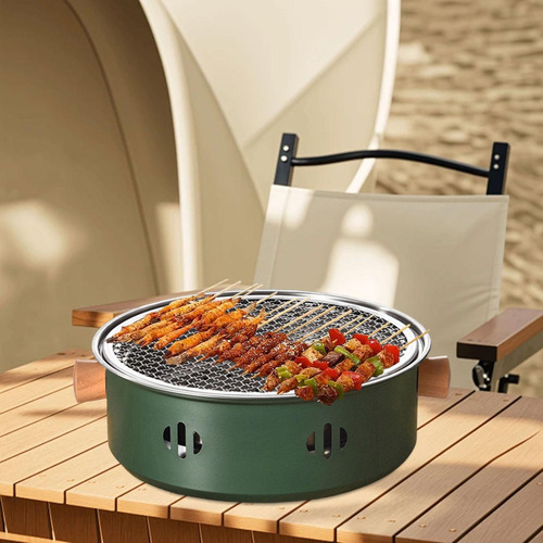 Estufas De Barbacoa Parrilla De Mano De Madera Verde
