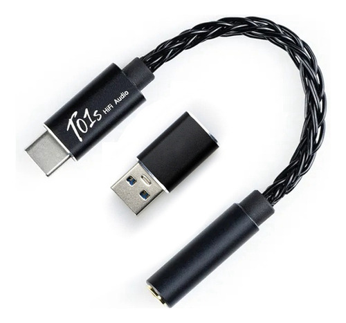 Amplificador De Auriculares Dac Audio Hifi T01s Usb -c A Con