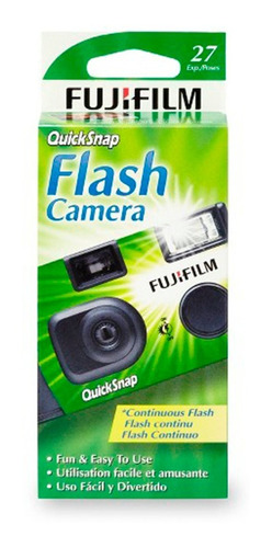 Cámara Desechable Un Solo Uso Fujifilm Quicksnap Flash 400