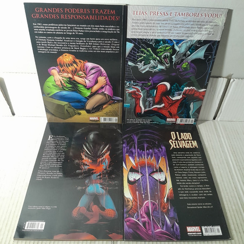Lote 4 Hq Homem-aranha Tormento Feroz Potestade Panini Rjhm (Usado)