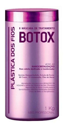 Botox Plastica Dos Fios Selagem Térmica 1kg
