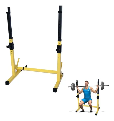 Rack Sentadilla Set Banco Pesas GYM Barra Olimpica Altera