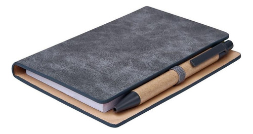 5 Piezas Libreta Bolsillo Curpiel Con Boligrafo Diane