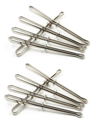 10 Pieza Hilo Metal Para Prenda Vestir Clips Costura Banda