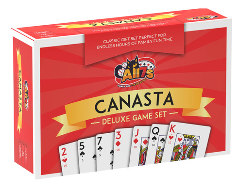 Juego De Cartas All7s Canasta Con Cartas Canasta Con Valores