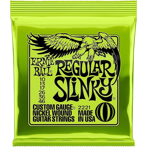 Encordado Para Guitarra Electrica Ernie Ball 010 En Belgrano