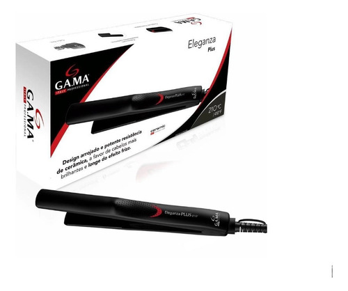 Prancha De Cabelo Chapinha Gama Eleganza Plus Bivolt