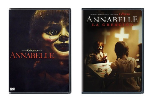 Annabelle + Annabelle 2 La Creacion Paquete 2 Peliculas Dvd