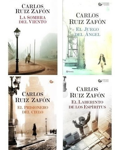 Saga La Sombra Del Viento (4 Libros) - Carlos Ruiz Zafón