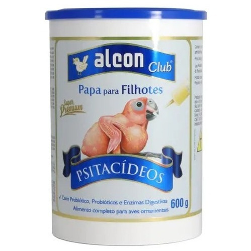 Alcon Club Papa Filhotes Passáros Psitacídeos Calopsita 600g