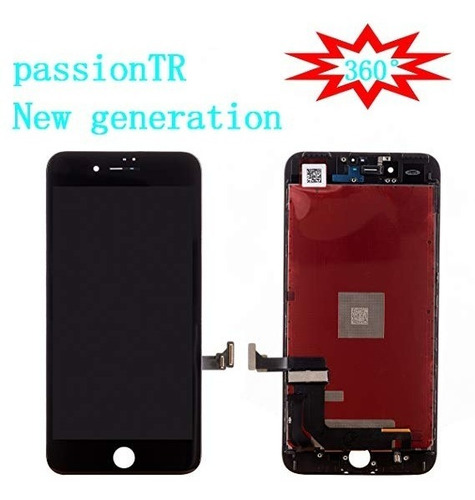 Passiontr Para iPhone Negro 8 Plus De 5.5 Pulgadas Lcd De Re