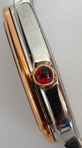 Reloj Bnlgr Mod. Serpentie Seduttorie Dama Correa Oro Rosa/plata Bisel Oro Rosa Caratula Vino (Usado)