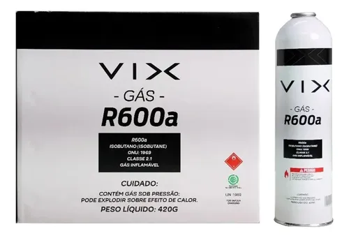 Gás R600a ( 420gr ) Classe 2.1 Vix | MercadoLivre