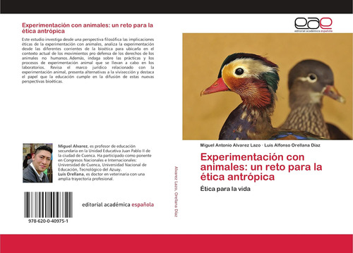 Libro: Experimentación Con Animales: Un Reto Para La Ética A