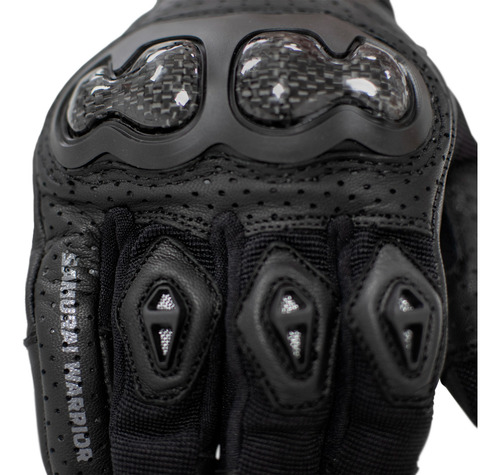 Guantes Moto Turismo Verano Samurai Warrior Kento Proteccion Negro L