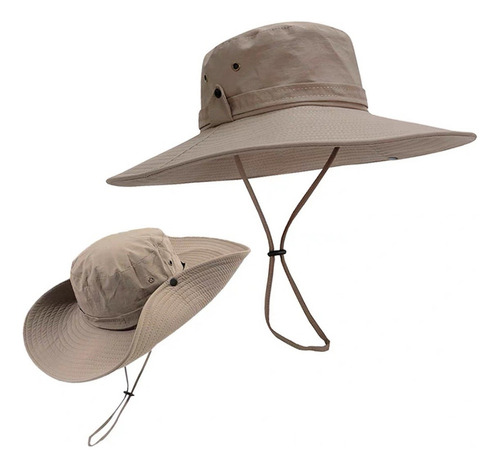 . Gorra De Pescador Con Protector Solar Y Sombrero De Ala