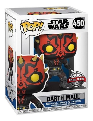 Funko Pop Star Wars Darth Maul 450 Special Edition