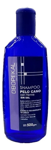 Shampoo Matizador Azul Con Henna Sin Sal- Cabellos Rubios 