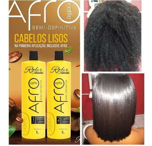 Imagem 5 de 8 de Kit 2 Progressiva Semi Definitiva Afro Rofer Profissional