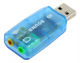 Tarjeta Sonido 3d 5.1 Canales Usb Audio Hd Microfono Externo