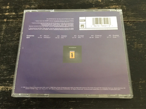 Cd Single Jamiroquai / Cosmic Girl (usa)