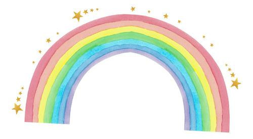 Etiqueta Engomada Del Arco Iris Calcomanías De Pared