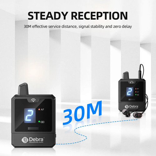 Sistema De Monitores Inalambricos In-ear D-debra Er-mini
