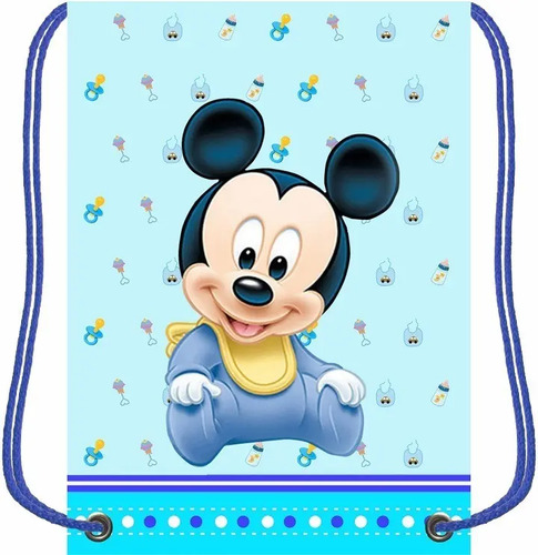 20 Morralitos Dulceros Mickey Y Mimi Bebes Niño + Regalo* | Envío gratis