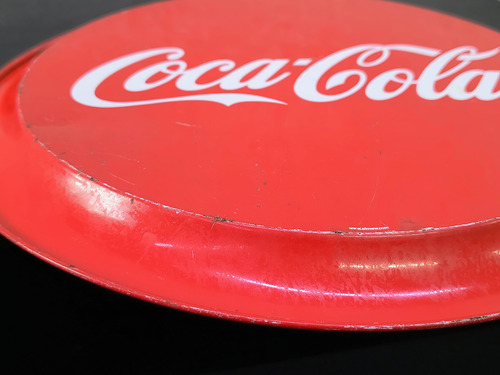 Charola Metálica Coca Cola 25cm Año 2000 Usada (Usado)