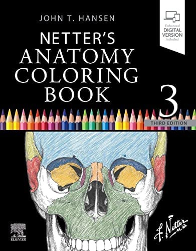 Netterøs Anatomy Coloring Book (netter Basic Science), De Hansen Phd, John T.. Editorial Elsevier, Tapa Blanda En Inglés