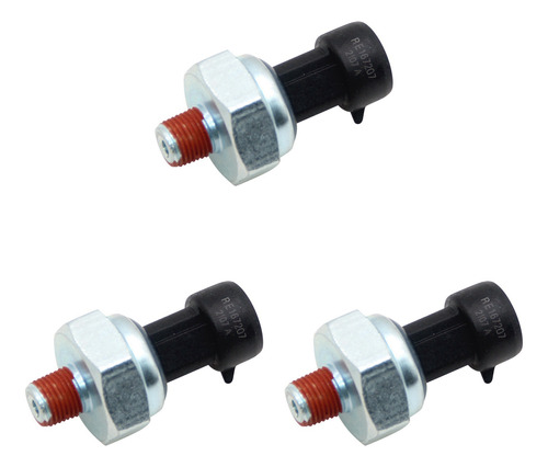 3x Sensor De Presión De Aceite Re167207 Para Motor John Deer