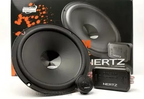 Kit Alto Falante 2 Vias Hertz Dsk 165.3 160w 4 Ohms 6 Polegadas