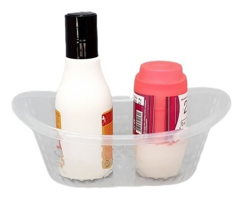 Imagem 3 de 10 de 3 Organizador Acrílico Maquiagem Banheiro Cosméticos Kit