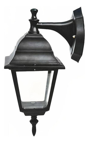 Farol Cuadrado Base Suspendido Negro Nom 1602-n Adir