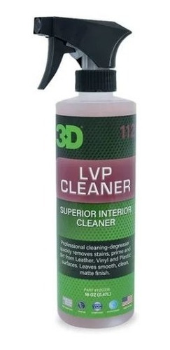 Lvp Cleaner / Limpiador De Cueros, Vinilos, Plásticos 3d