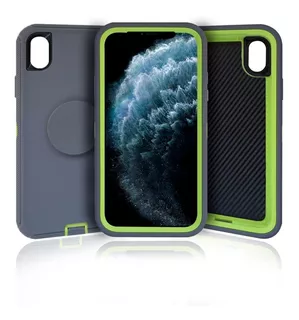 Funda Uso Rudo Para iPhone 7,8, Xs Max,xr, 11, 11pro, 11+max