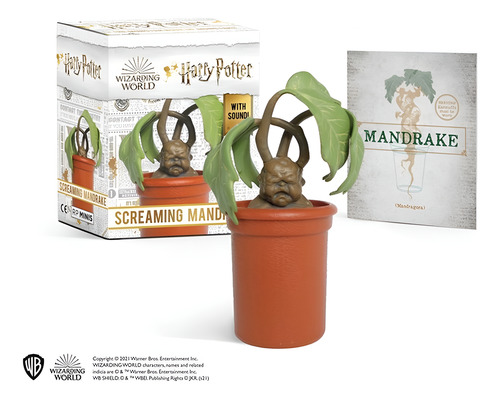 Mandrágora Gritona. Coleccionable Harry Potter.