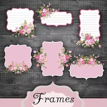 Comprar Kit Imprimible Frames Etiquetas Labels Banderines Diamante