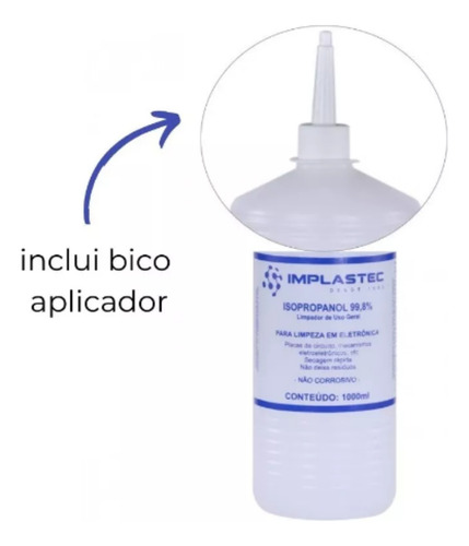 Álcool Isopropílico Limpeza De Placas Circuitos 110ml