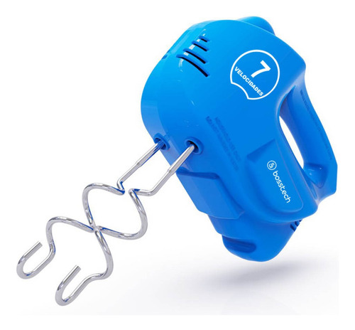 Batidora Bosstech M2 7 Velocidades 200 Watts Color Azul