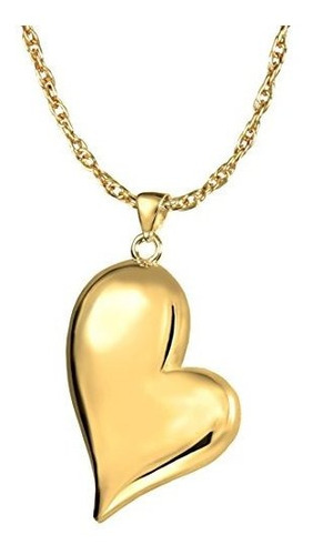 Memorial Galeria 3746 Gp Teardrop Corazon 14 K Chapado En