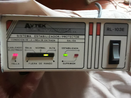 Regulador De Voltage Avtek (Usado)
