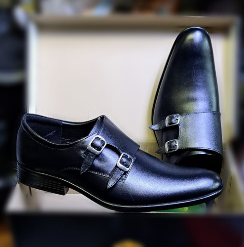 Zapato De Vestir Monk Strap Hombre