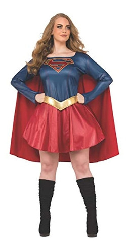 Disfraces - Disfraz De Supergirl Con Curvas Para Adulta