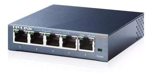 Imagen 3 de 6 de Switch 5 Bocas Tp-link Tl-sg105 10/100/1000 Mbps Gigabit